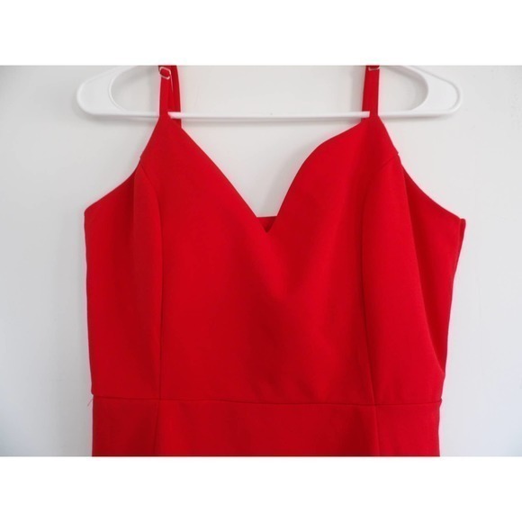 CHARLOTTE RUSSE RED SWEETHEART MINI DRESS SIZE‎ LARGE #319 - Picture 2 of 7